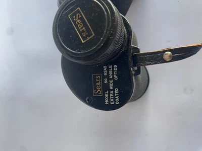 Sears Binoculars  Extra Wide Angle 6243 w/ Case & manual Vintage - Image 1 of 4