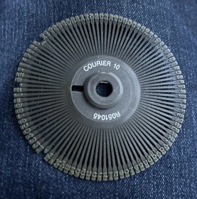 IBM Courier 10 Font R051045 Daisy Typewriter Wheel - Image 1 of 2