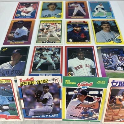 1986 Fleer 限量版 - 1991 年 Topps Woolworths 波士顿红袜队 Reardon Evans — 第 1/4 张图片