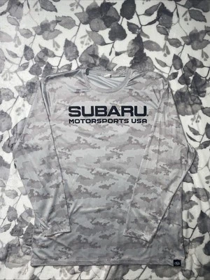 Subaru Official Motorsports USA Gray Digital Camo UPF 50+ Performance Shirt XXL - Image 1 of 4