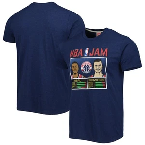 Herren Hommage Bradley Beal & Kristaps Porzingis Navy Washington Wizards NBA Jam - Bild 1 von 3