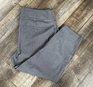 Maurices Pull On High Rise Stretch Anzughose Damen Gr. 22 W grau cropped - Bild 1 von 5