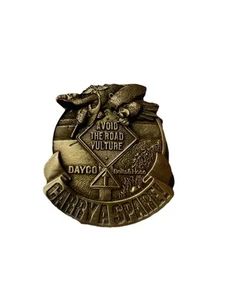Vintage Dayco Belts and Hose Carry A Spare Avoid the Road Vulture Belt Buckle - Picture 1 of 3