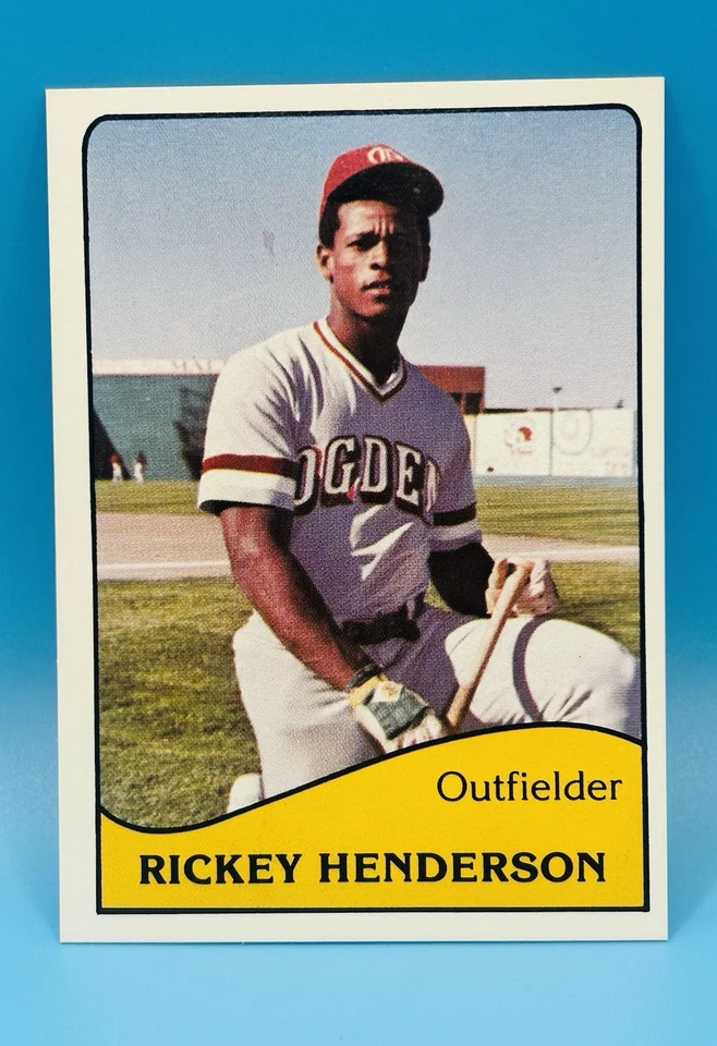 TCMA #9 1979 Rickey Henderson Ogden A's Foto 1 de 4