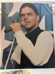 Pressefoto puertoricanischer Sänger Ricky Martin 10/8" - Bild 1 von 3