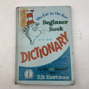 VTG 1st Ed 1964 Cat in the Hat Beginner Book Dictionary Dr. Seuss, PD Eastman 45 - Picture 1 of 11