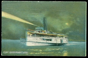 STEAMER FRANK E. KIRBY POSTCARD - Picture 1 of 1