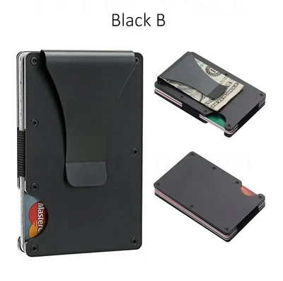The Ridge Style Titanium Wallet with Money Clip or Cash Strap - RFID Blocking - Image 1 of 4