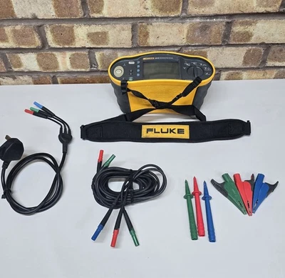 Fluke 1651B Multifunction Tester with Leads and Case - Image 1 of 4