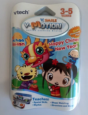 V Tech V Smile V Motion Learning Game Smartridge Ni Hao Kai Lan Chinese New Year - Image 1 of 4