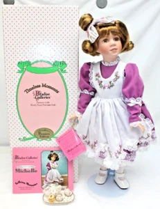 Paradise Galleries Talking Memories MICHELLE 19" Porcelain Doll w Stand NIB/COA - Picture 1 of 12
