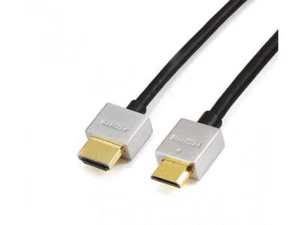 Cavo HDMI Reekin - 1 0 Metri - FULL HD Ultra Slim Mini (Hi-Speed w. Eth.) - Foto 1 di 1