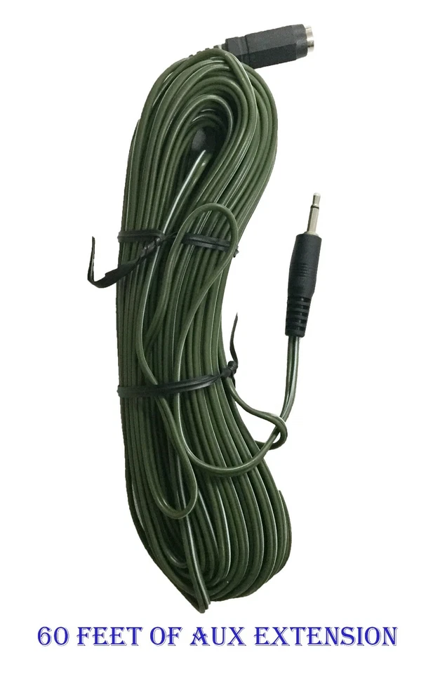60 pies de cable de extensión auxiliar - macho a hembra 3,5 mm  Foto 1 de 1