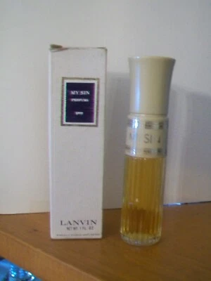 MY SIN BY LANVIN 1 FL..OZ.  VINTAGE PERFUME /PARFUM SPRAY WITH BOX - Изображение 1 из 4