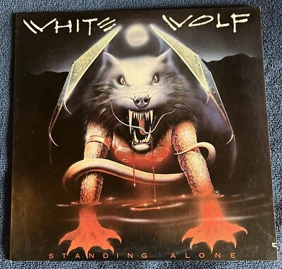 WHITE WOLF Standing Alone LP Vinyl 1984 RCA Records NFL1-8042 Heavy Metal EX - Image 1 of 2