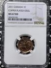2011 Canada Small Cent NGC MS67RD Lot#G6465 Gem BU! Top Graded!