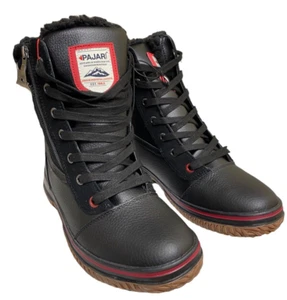 PAJAR Tour wasserdichte Leder Winter Schneestiefel schwarz Herren/US 10 M/NEU MIT ETIKETT! - Bild 1 von 7