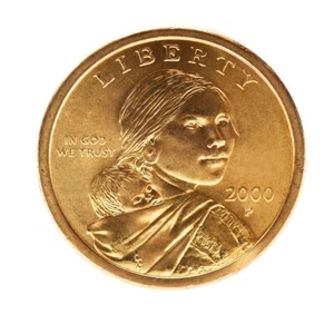 2000 P Sacagawea $1 One Dollar Coin - Uncirculated (JLuell) - Picture 1 of 2