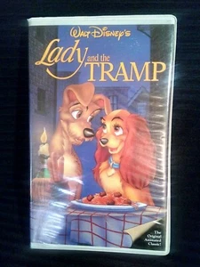 Disney schwarzer Diamant rot Signature Classics Lady Tramp VHS 582 Original 1955 - Bild 1 von 5