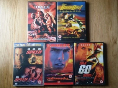 Joblot Motorbikes Cars Racing  Dvd's x6 Movies Fabulous Condition ( See Photos ) - Image 1 of 4
