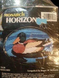 Monarch Horizon Longstitch TA38 Mallard Neu Sealed Rodger W Reinardy Crossstitch - Bild 1 von 2