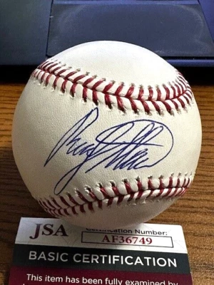 RUSTY STAUB 2 SIGNED AUTOGRAPHED OML BASEBALL!  Mets, Expos, Astros, Tigers! JSA - Image 1 of 2
