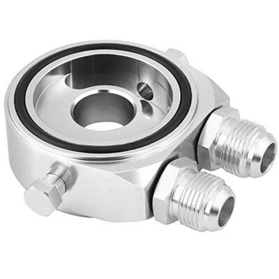 M20 X 1.5 Oil Filter Temp Pressure Cooler Sandwich Plate Adapter Sensor Aluminum - Image 1 of 4