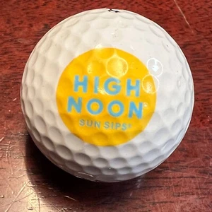 High Noon Sun Sips Logo Used Titleist Golf Ball (M-7-8) - Picture 1 of 8