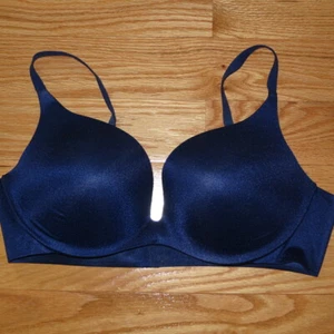 34A VINTAGE VICTORIA'S SECRET UNGLAUBLICHER BH GEFÜTTERT DEMI NAHTLOS❤️BESCHÄDIGTE TRÄGER - Bild 1 von 1