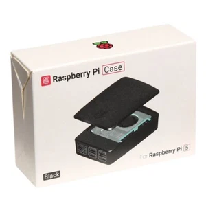 NEW Raspberry Pi 5 Official Case w/ Active Cooling Fan - Black / Grey (SC1160) - Picture 1 of 3