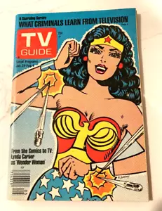 TV Guide January 1977 Wonder Woman Lynda Carter - Picture 1 of 5