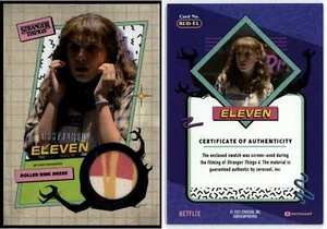 Eleven Roller Rink Dress #RUD-EL Stranger Things 4 Relic #0687/1000 Card - Picture 1 of 1