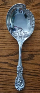 FRANCIS I BY REED & BARTON STERLING LARGE SOLID SCALLOPED SERVER 8 1/2" NO MONO - Picture 1 of 9