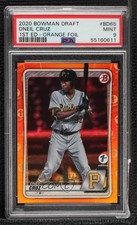 2020 Bowman Draft 1st Edition Orange Foil /25 Oneil Cruz #BD-65 PSA 9 MINT