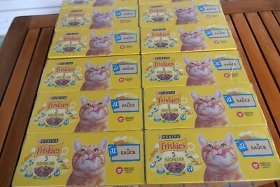 Purina Friskies - in Sauce - 144x 85g - großes Paket: über 12 kg Katzenfutter - Bild 1 von 4