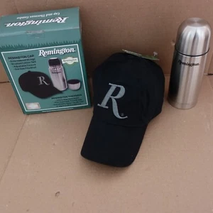 Juego de regalo sombrero/gorra Remington y termo de acero inoxidable. Equipo Oficial, 7 OZ - Imagen 1 de 7
