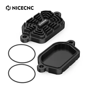 NICECNC Finned Aluminium Engine Valve Covers for Suzuki DR650SE DR650S 1996-2024 - Picture 1 of 10