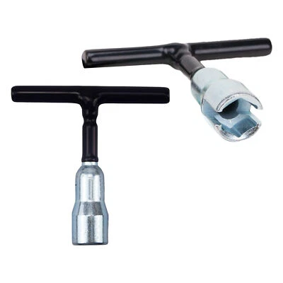 Herramienta de mano de apriete con destornillador de tuerca de ala de 2 piezas mango en T llaves de acero para gancho en C Foto 1 de 4