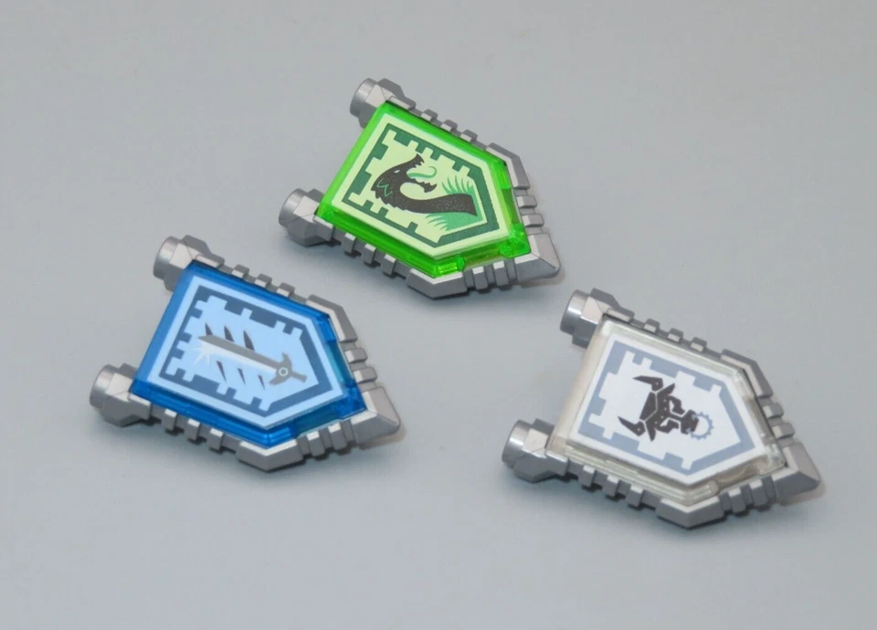 Lego #3 Nexo Caballeros Escudos con Azulejos Lote de 3 para Minifiguras Foto 1 de 1