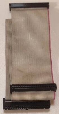 34-Pin Floppy Kabel – 3 Stecker – für Diskettenlaufwerk – IDC Flachband DOS PC R - Bild 1 von 4