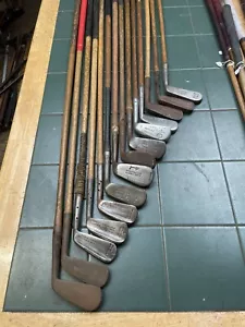 Hickory Golfschläger X14 North Berwick Eisen Putter Geo Forrest James Watt - Bild 1 von 11