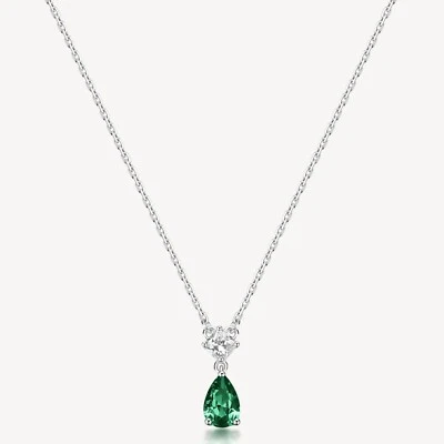 BROSWAY FANCY COLLANA DA DONNA CON ZIRCONI IN ARGENTO 925 FLG109 LIFE GREEN - Immagine 1 di 4
