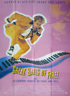 GREAT BALLS OF FIRE - QUAID / RYDER / PIANO - ORIGINAL LARGE FRENCH MOVIE POSTER