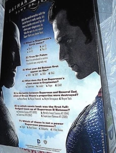 General Mills Batman vs Superman Caramel Crunch Müslischachtel nie geöffnet   - Bild 1 von 4