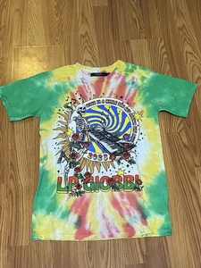 Maglietta LP Giobbi Tie Dye Femme House Music EDM Festival Taglia S 2023 - Foto 1 di 6