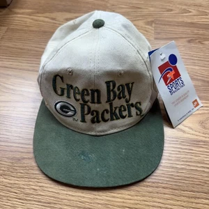Vintage Green Bay Packers Hat Cap Strap Back NFL Football Sports Specialties 90s - Picture 1 of 14