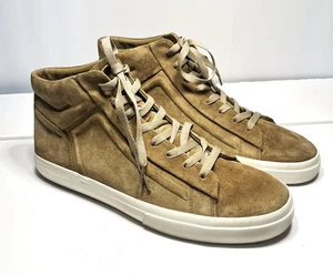 VINCE Men's Mid Top Tan Sneakers Trainers Athletic Shoes US Size 11.5 *READ* - Picture 1 of 14