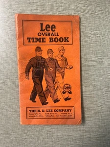 Vintage Lee Overall Time Book - Picture 1 of 5