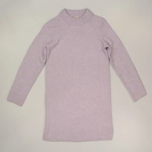 Crewcuts Crewneck Sweater Tunic Dress Girl Size 14 Lilac Wool Blend BU312 NWT - Picture 1 of 7