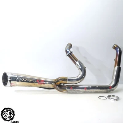 2015 HARLEY DAVIDSON DYNA FXDL TWO INTO ONE TBR FULL EXHAUST SYSTEM - Image 1 of 4